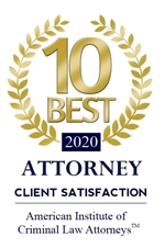 10 Best 2020 | Attorney | Client Satisfaction | American Institute of Criminal Law Attorneys